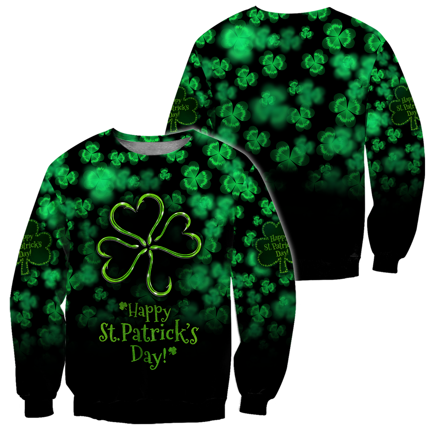 Happy St Patrick's Day Irish Hoodie T-Shirt Sweatshirt for Men and Women Pi170204-Apparel-NM-Sweater-S-Vibe Cosy™