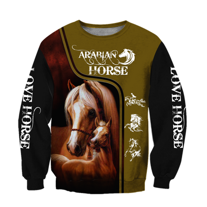 Arabian Horse 3D All Over Printed Shirts Pi12102004