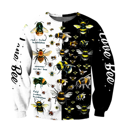Beautiful Love Bee Hoodie For Men And Women