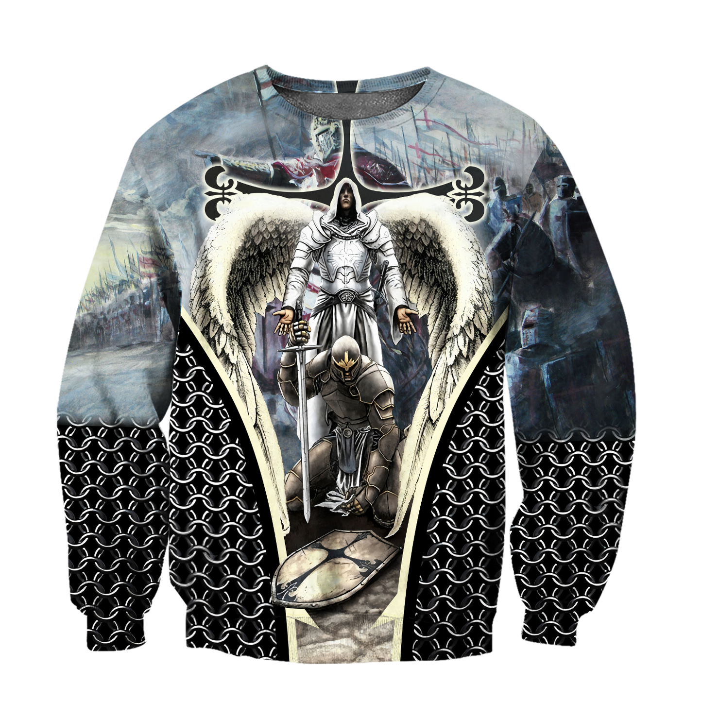 Knight templar 3D all over printed for men and women HHT07092017