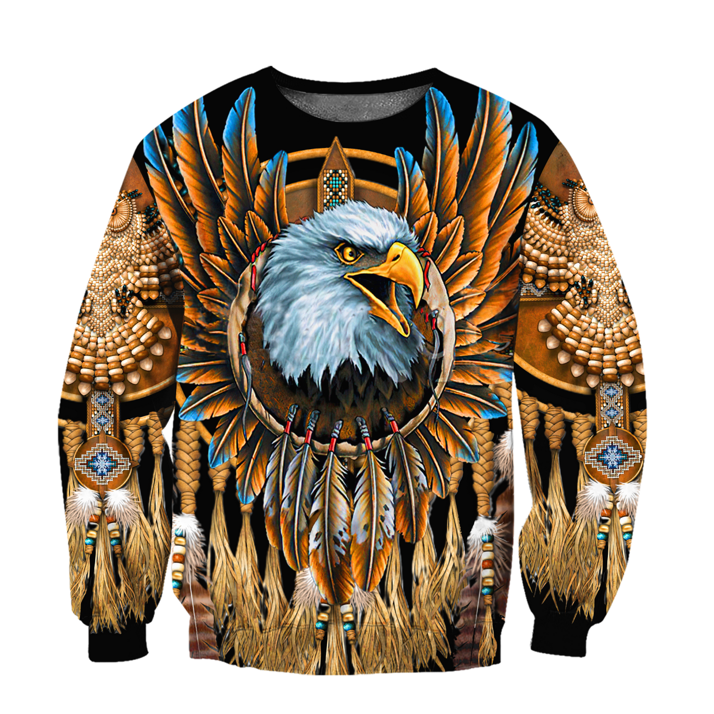 Eagle Dreamcatcher Native American Hoodie 3D All Over Printed Shirts LAM2022091-LAM
