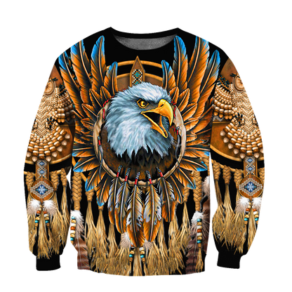 Eagle Dreamcatcher Native American Hoodie 3D All Over Printed Shirts LAM2022091-LAM