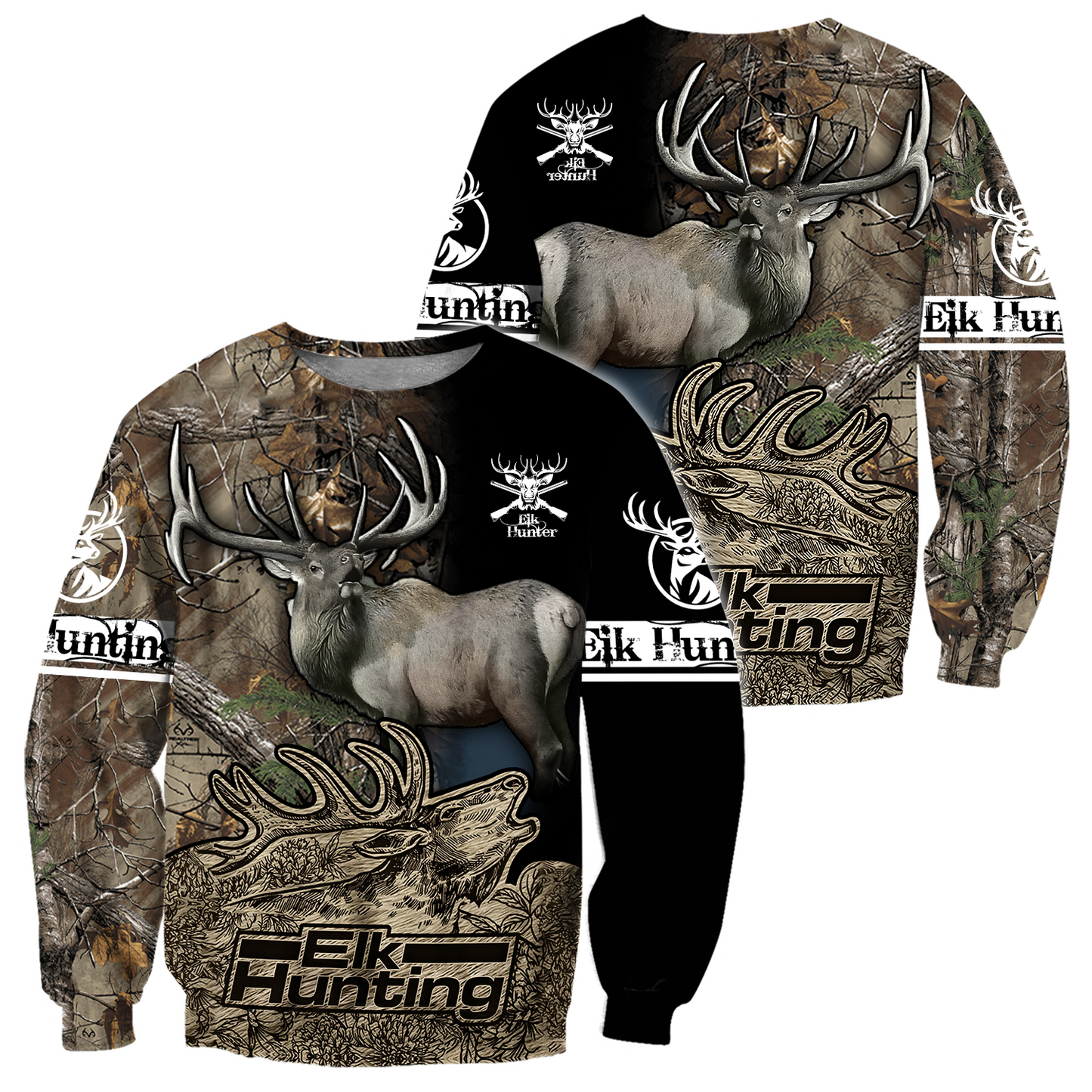 All Over Printed Beautiful Elk Hunting MEI09092004 -MEI