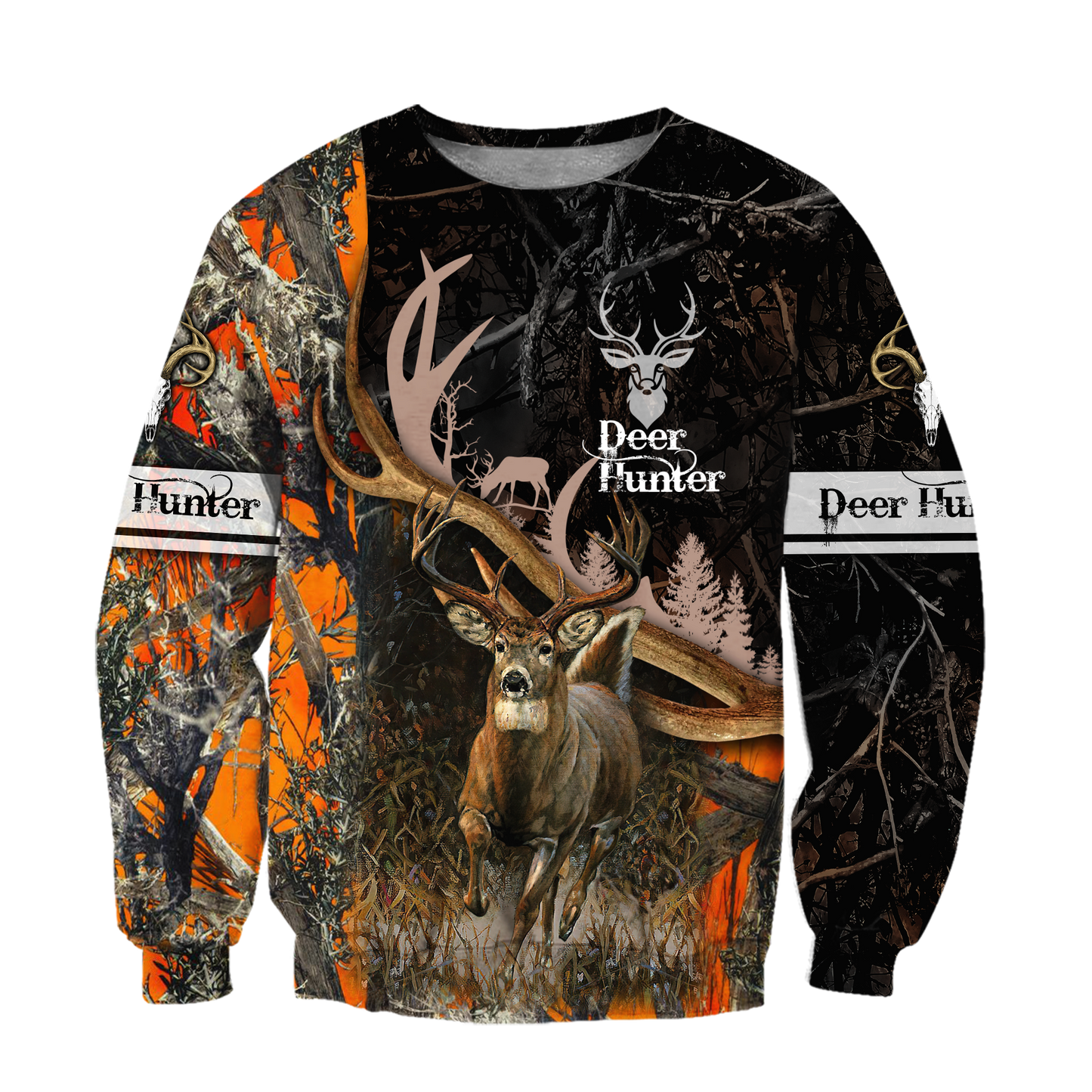 Premium Hunting Deer Black Camo Unisex Shirts