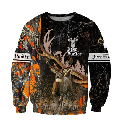Premium Hunting Deer Black Camo Unisex Shirts