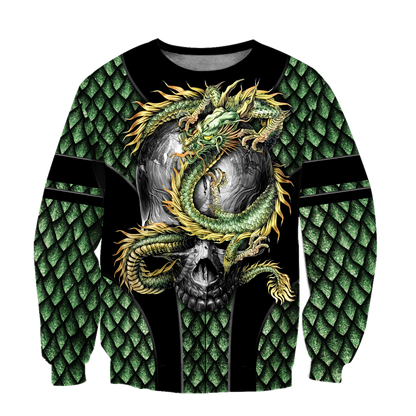 Skull dragon 3D all over printed for men and women HAC140803