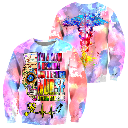 All Over Printed Retired Nurse Grandma HAC050902-MEI