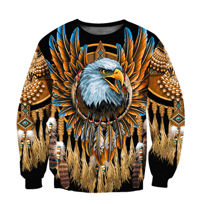 Eagle Dreamcatcher Native American Hoodie 3D All Over Printed Shirts VP11092001-LAM