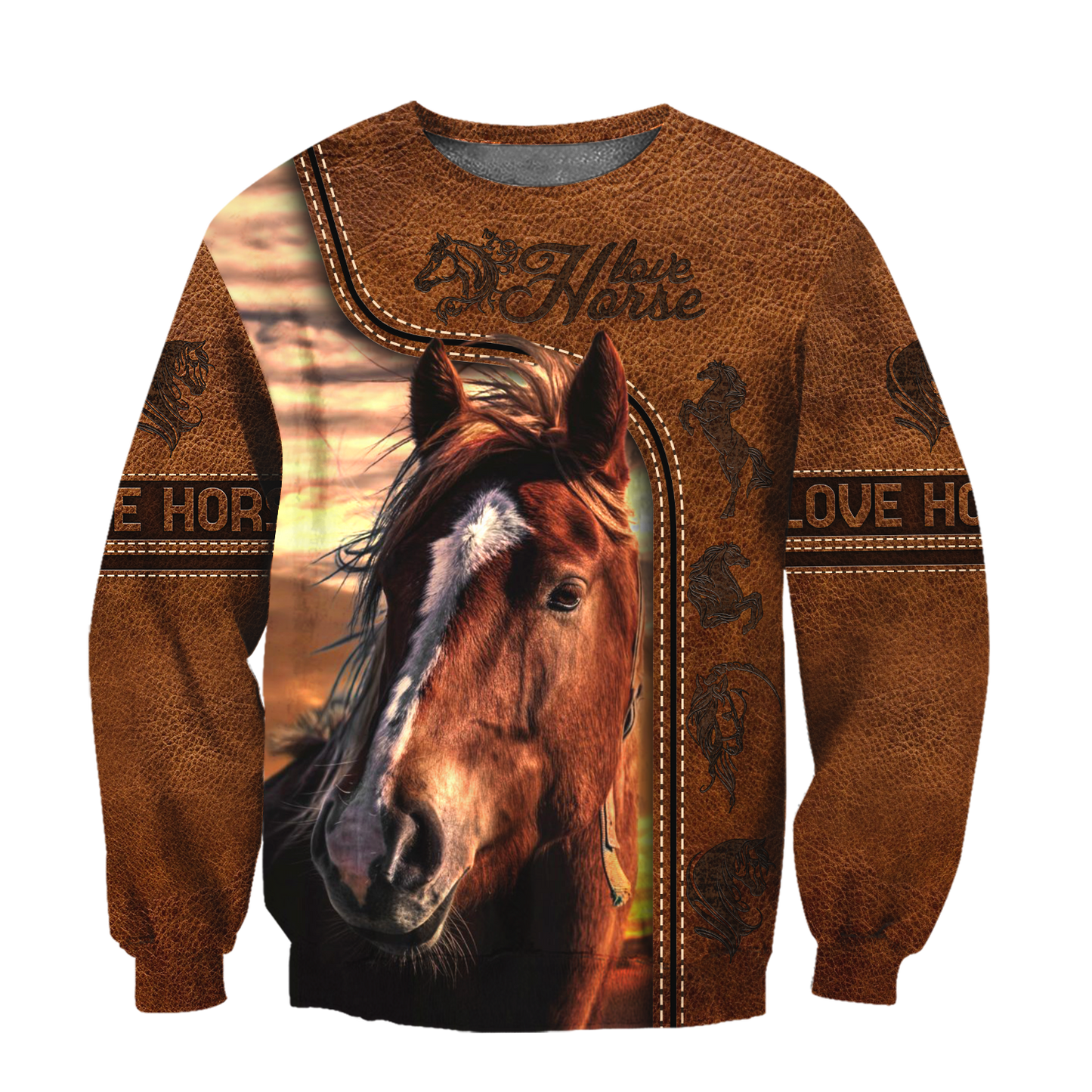 Love Horse 3D All Over Printed Shirt Hoodie For Men And Women Pi150401 - Amaze Style™-Apparel