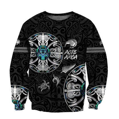 Aotearoa Maori manaia 3d all over printed shirt and short for man and women MH270620