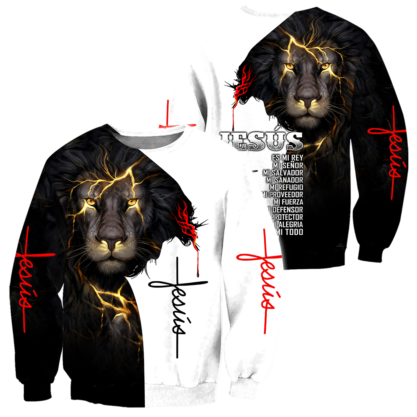 Jesús es mi rey mi señor	3D All Over Printed Shirts For Men and Women Pi12062003
