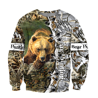BEAR HUNTING CAMO 3D ALL OVER PRINTED SHIRTS FOR MEN AND WOMEN Pi061203 PL - Amaze Style™-Apparel