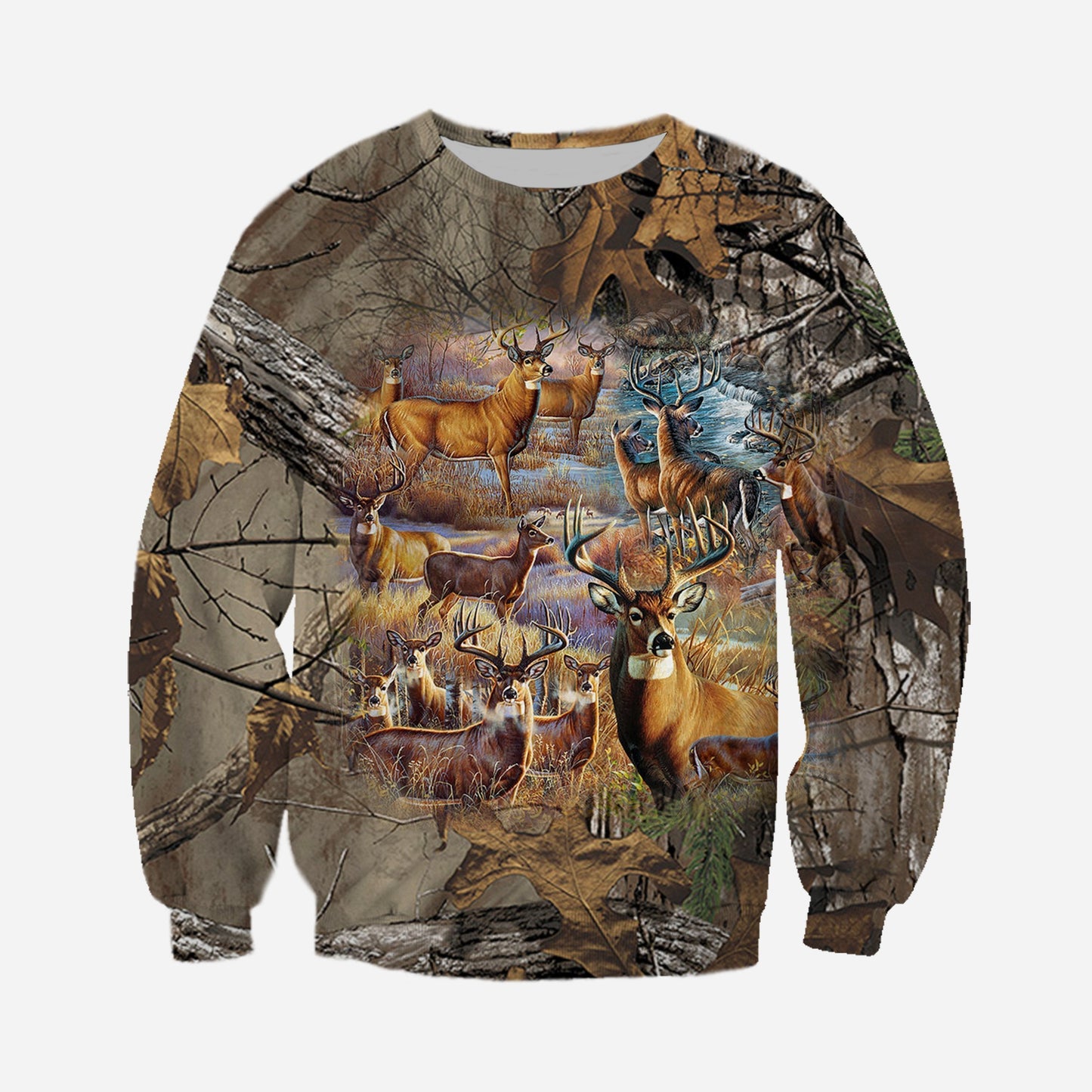 3D All Over Printed Deer camo Clothes - Amaze Style™-Apparel