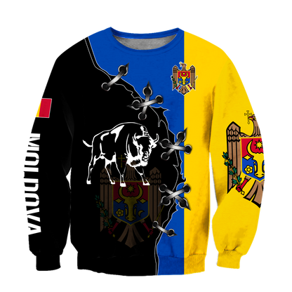Moldova Aurochs 3D All Over Printed Hoodie Shirt Limited by SUN HAC230603
