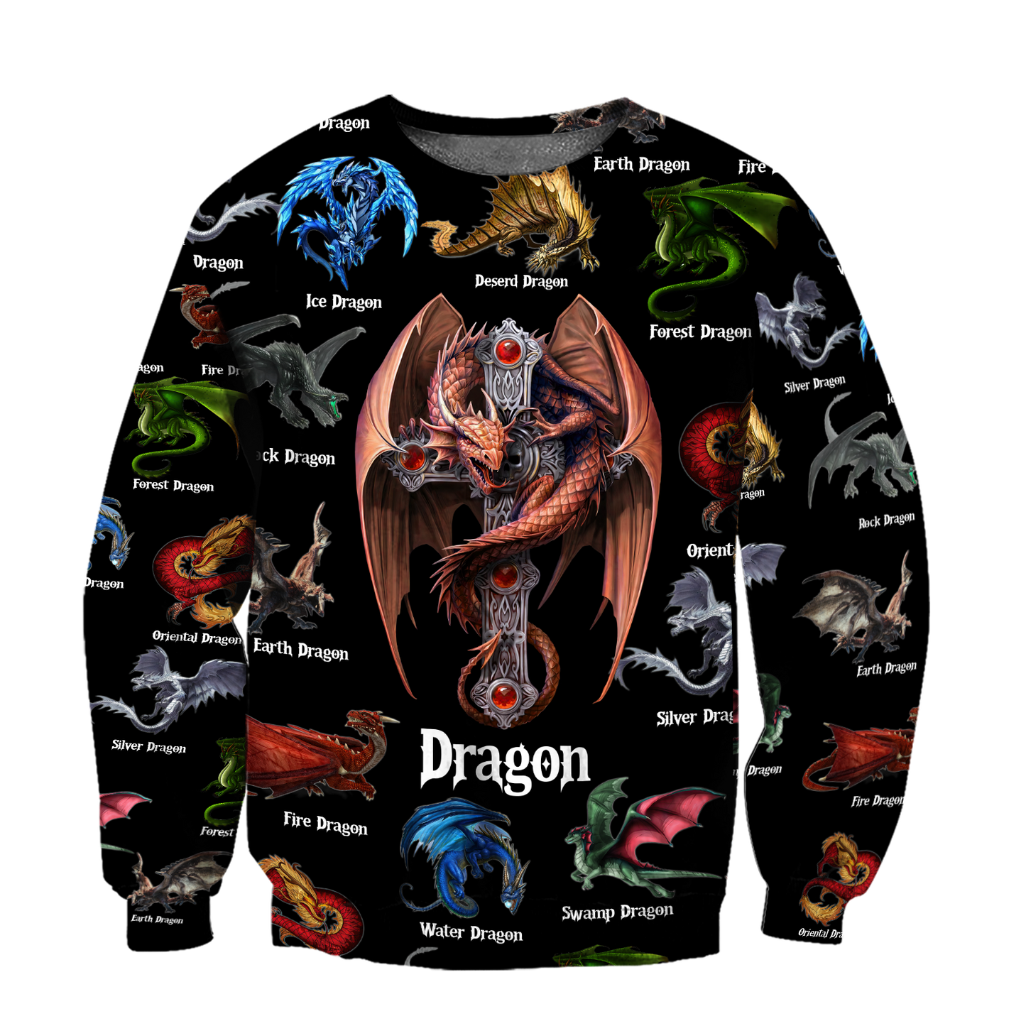 Dragon 3D All Over Printed Shirts For Men and Women