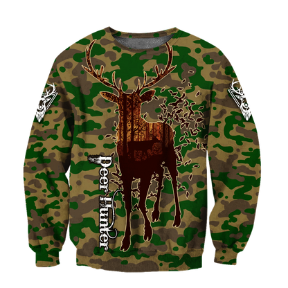 3D Unisex Hoodie Deer Hunting