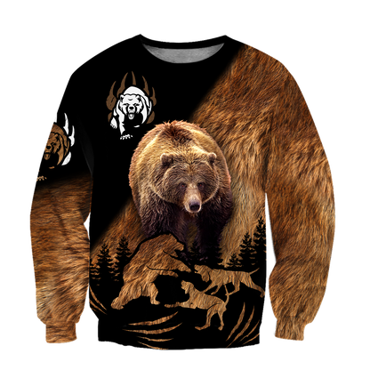 BEAR HUNTING CAMO 3D ALL OVER PRINTED SHIRTS FOR MEN AND WOMEN Pi071203 PL - Amaze Style™-Apparel