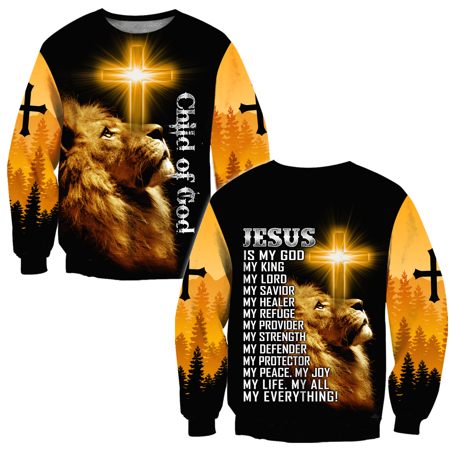 Child Of God  3D All Over Printed Shirts For Men and Women Pi15102003S