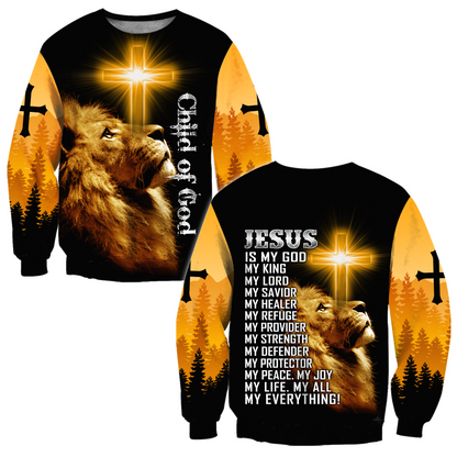Child Of God  3D All Over Printed Shirts For Men and Women Pi15102003S