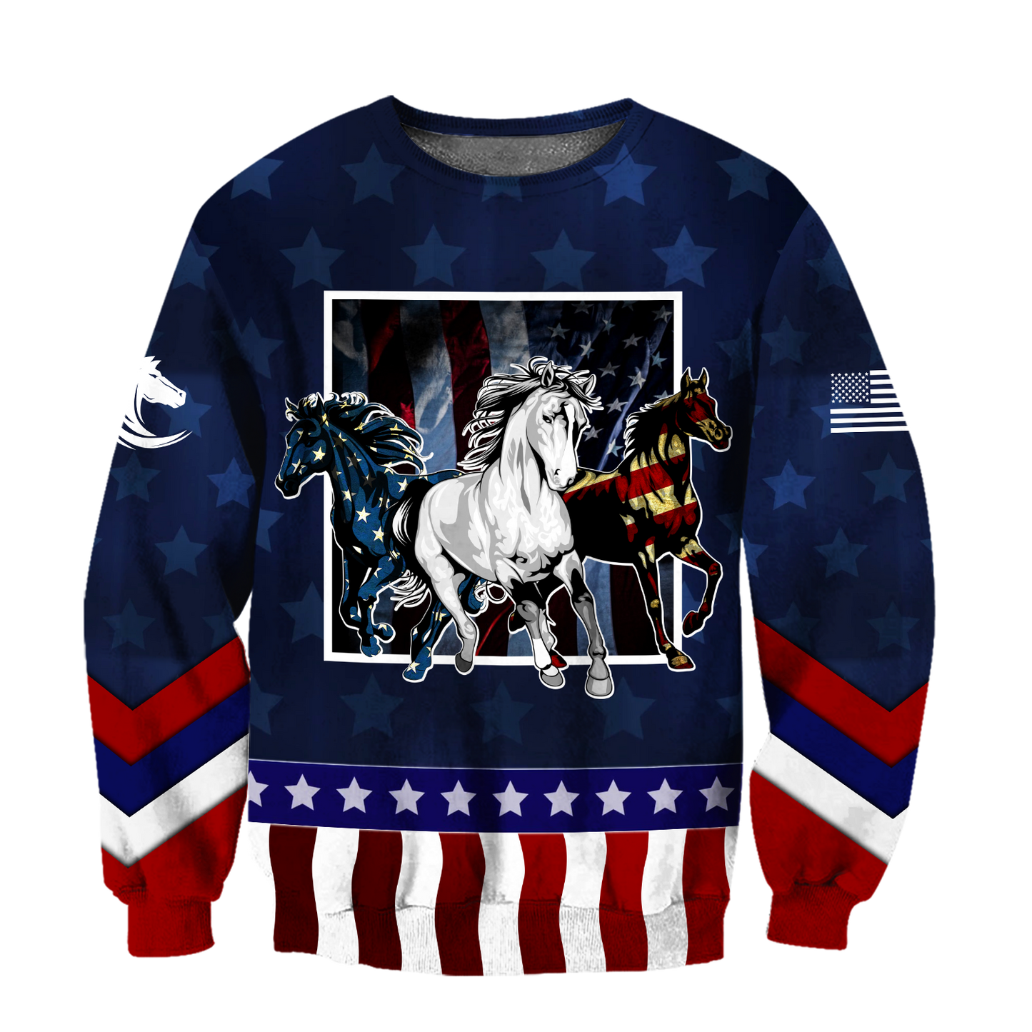 Horses Flag 3D All Over Printed Shirts Pi16062001