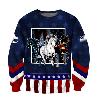 Horses Flag 3D All Over Printed Shirts Pi16062001