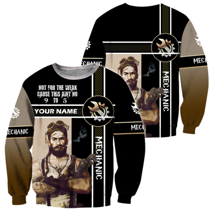 Mechanic Steampunk All Over Printed Hoodie For Men and Women TN