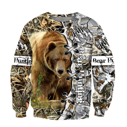 BEAR HUNTING CAMO 3D ALL OVER PRINTED SHIRTS FOR MEN AND WOMEN Pi061202 PL - Amaze Style™-Apparel