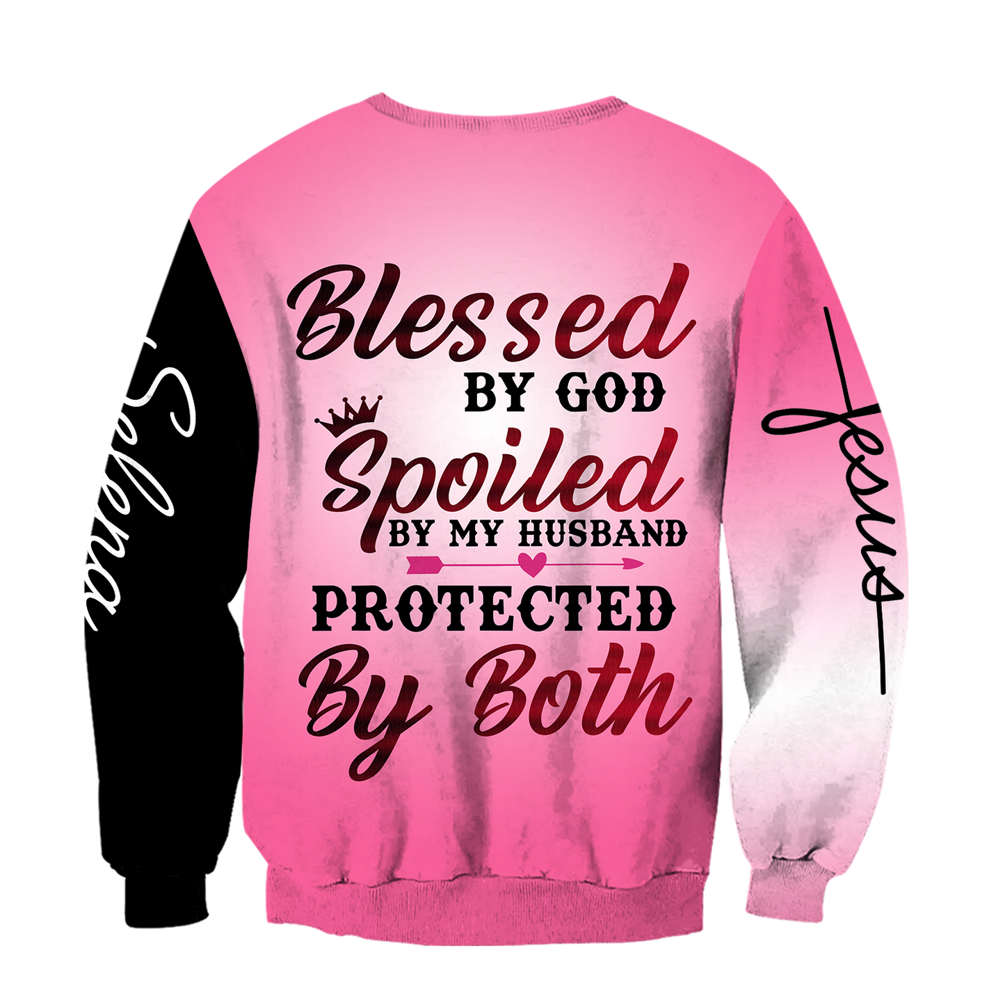 Blessed By God Spoiled By My Husband 3D All Over Printed Shirts NDD10262004