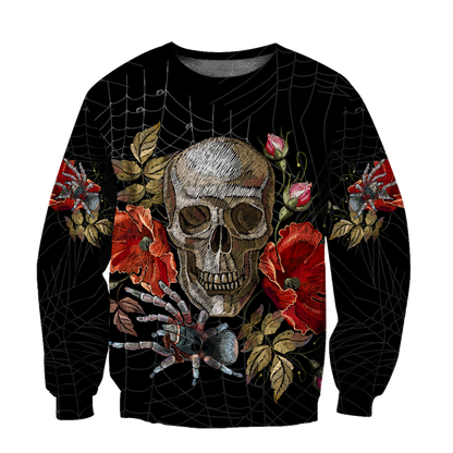 Love Skull red 3D all over printed for man and women QB06042001