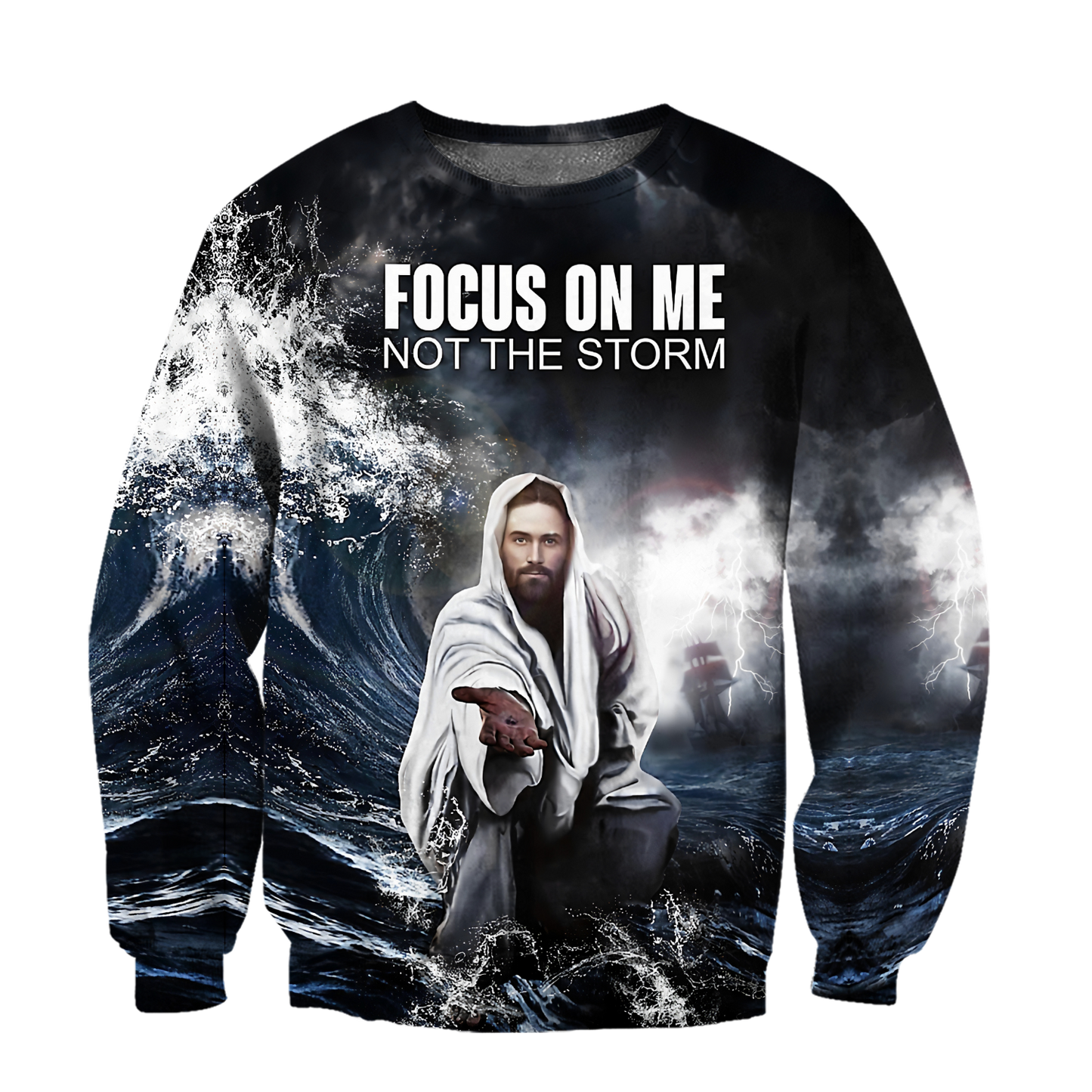 Focus On Me Not The Storm 3D All Over Printed Shirts