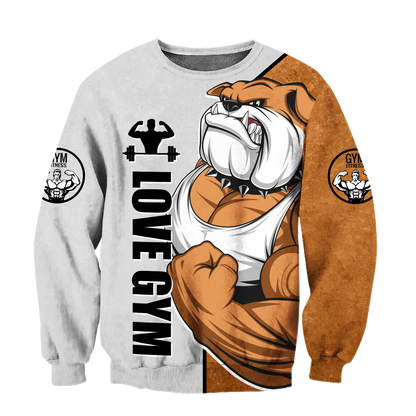 Premium Gym Dog 3d All Over Printed