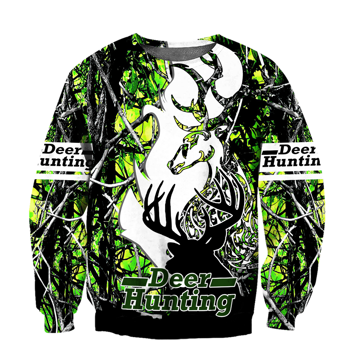 Light Green Deer Hunting 3D All Over Printed Shirts For Men HHT10092029-LAM
