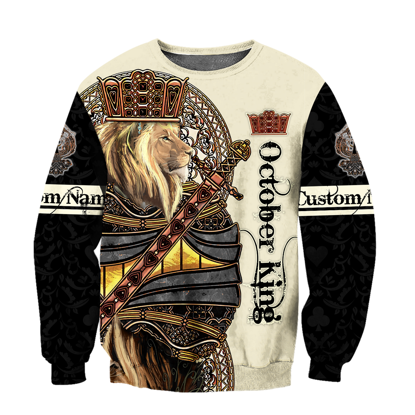 Custom Name October King 3D All Over Printed Unisex Shirts