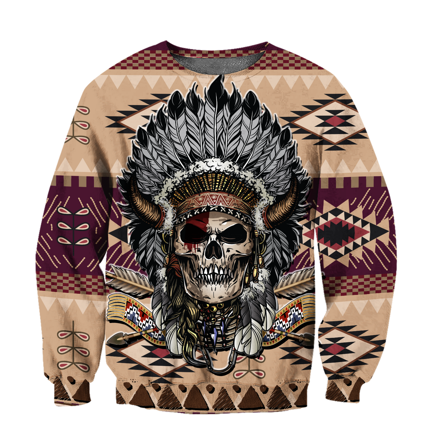 Love Skull native 3D all over printed for man and women QB06062004