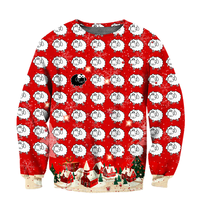 Sheep Whisperer Merry Christmas 3D All Over Printed Shirts For Men And Woman