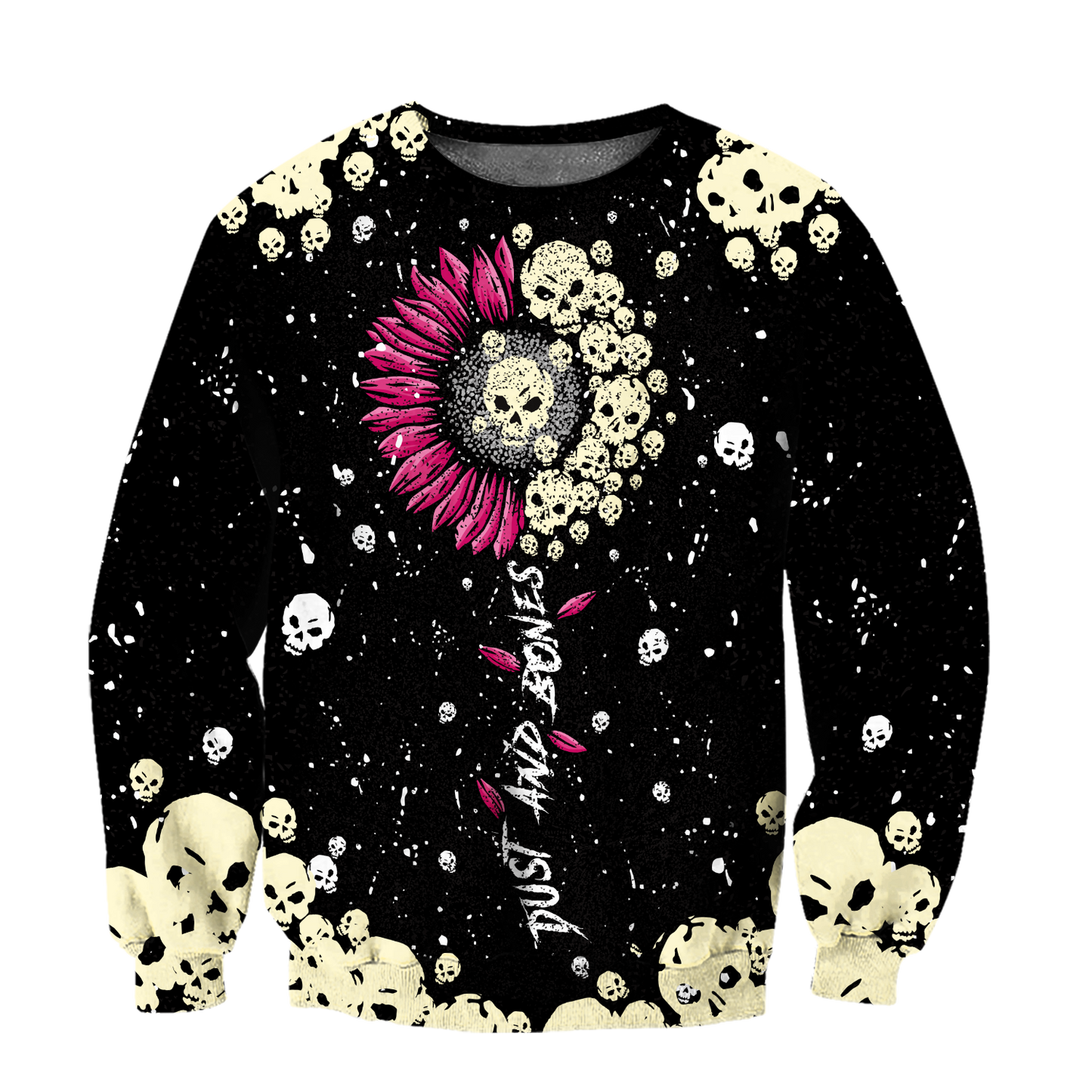 Love Sun Flower And Skull 3D all over for man and women QB05162002 - Amaze Style™-Apparel