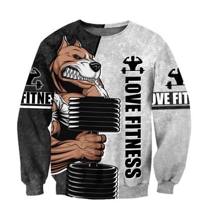 Premium Love Fitness 3d All Over Printed