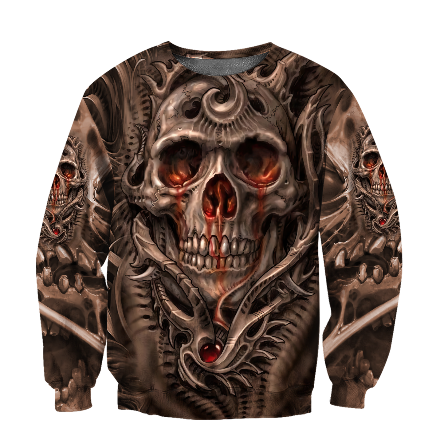 Premium Unisex All Over Printed Skull Shirts MEI