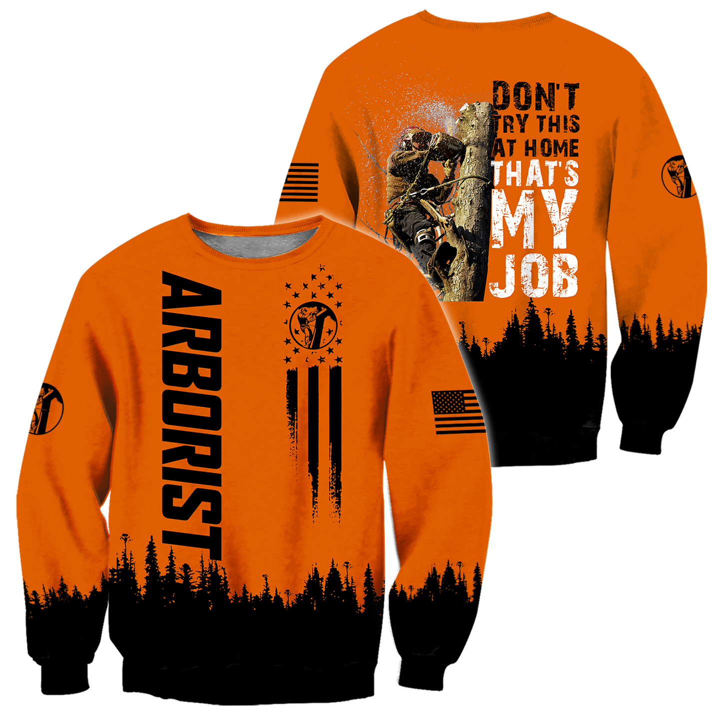 Premium Unisex All Over Printed Arborist Shirts MEI