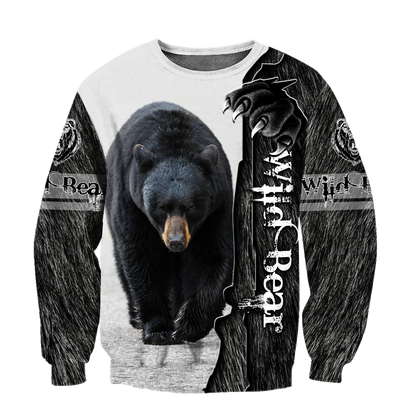 All Over Printed Bear Hoodie MEI09262001-MEI