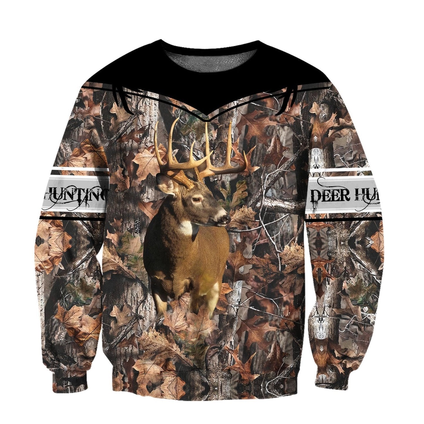 Personalized Name Hunting Camo Deer Hunter 3D Unisex Shirts