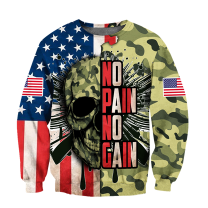 Skull Camo army 3D all over printed for man and women QB05312001