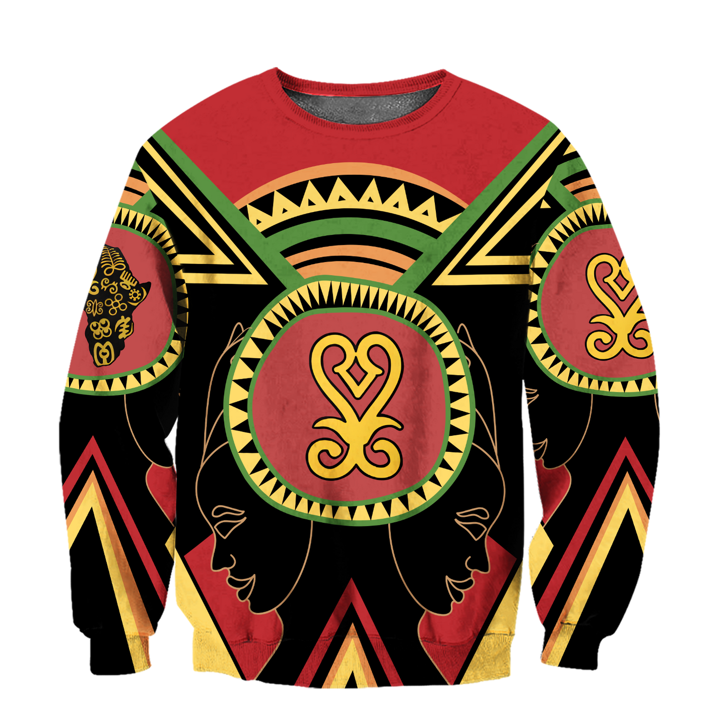 African Adinkra Sankofa Hoodie
