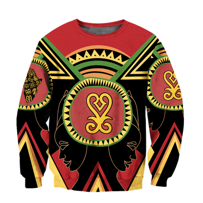 African Adinkra Sankofa Hoodie
