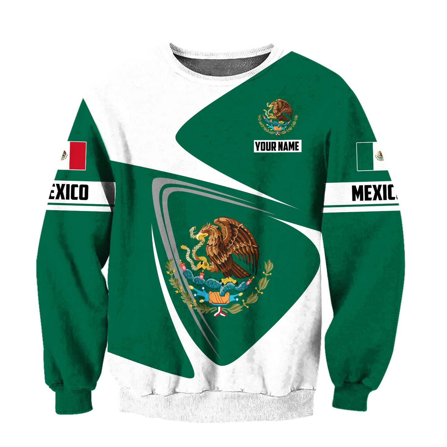 Mexico Customize  3D All Over Printed Shirts For Men and Women TA09112005