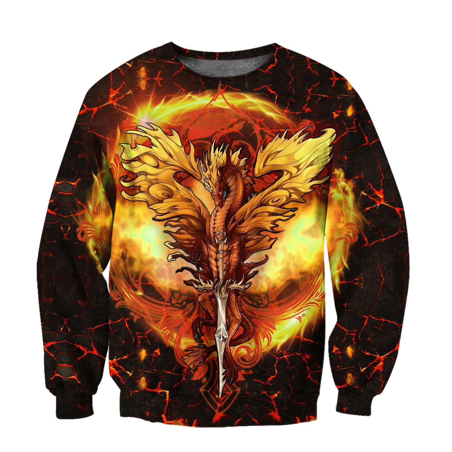 Fire Dragon Over Printed TP