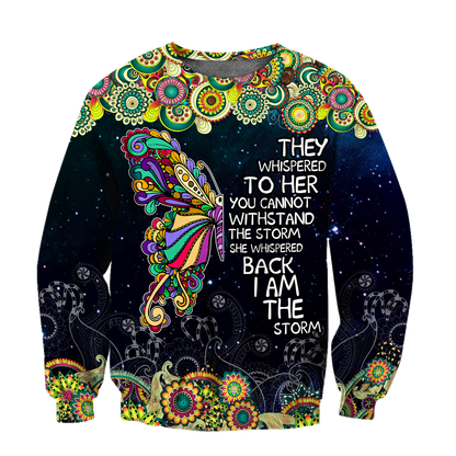 I Am The Storm-Butterfly Combo 3D All Over Print Shirts DQB08032007S