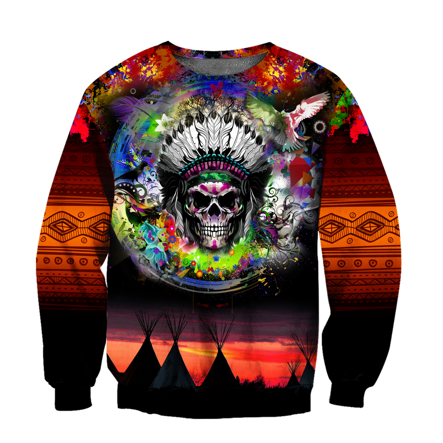 Love Skull native 3D all over printed for man and women QB06082002