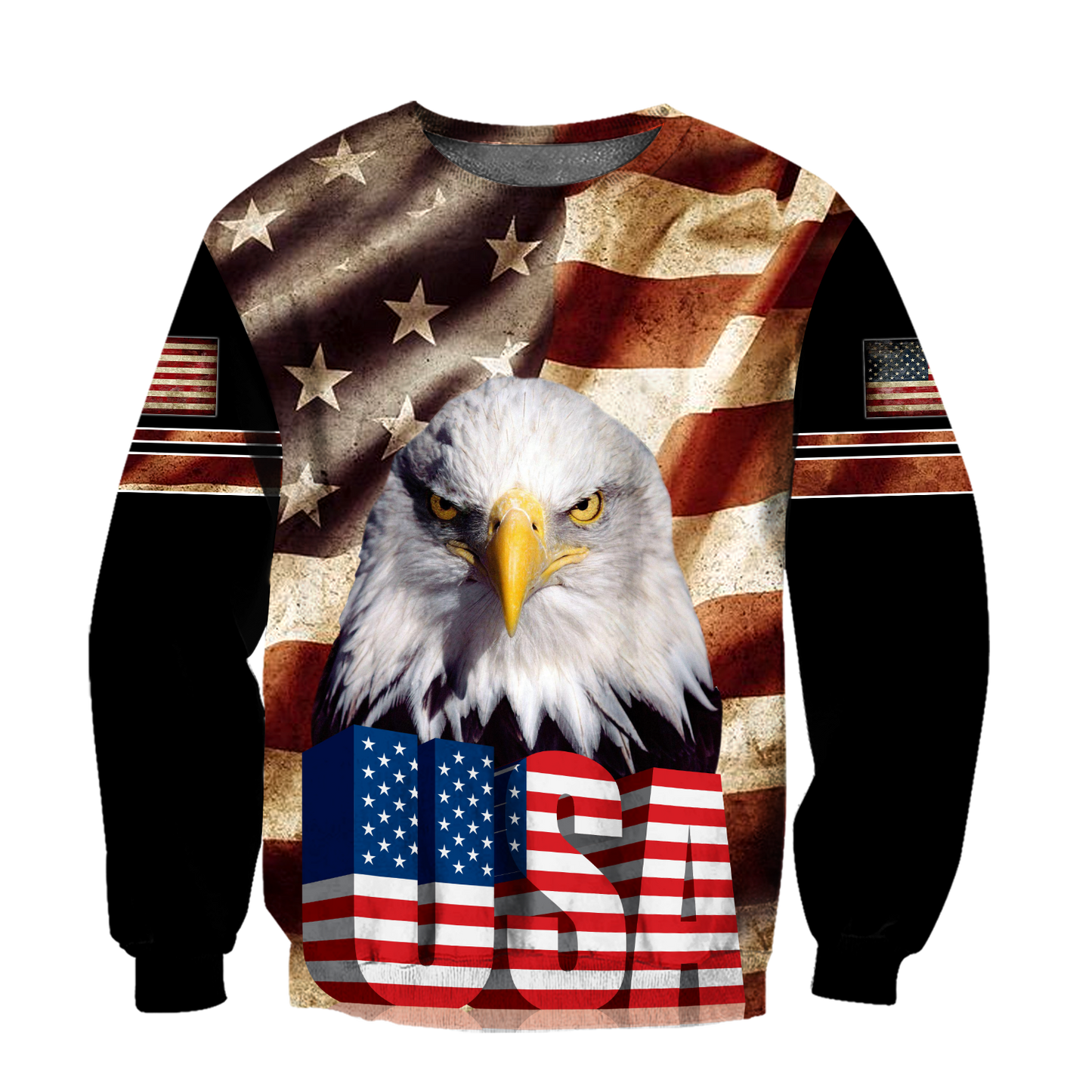 Eagle USA Flag 3D All Over Printed Shirts For Men & Women - Amaze Style™-Apparel
