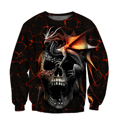 Skull dragon 3D all over printed for man and women QB06162003